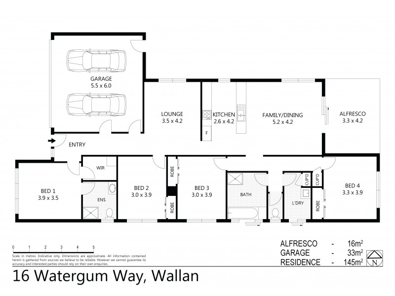 16 Watergum Way, Wallan VIC 3756 Floorplan
