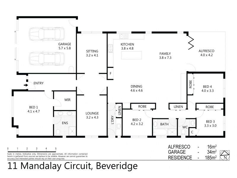 11 Mandalay Circuit, Beveridge VIC 3753 Floorplan