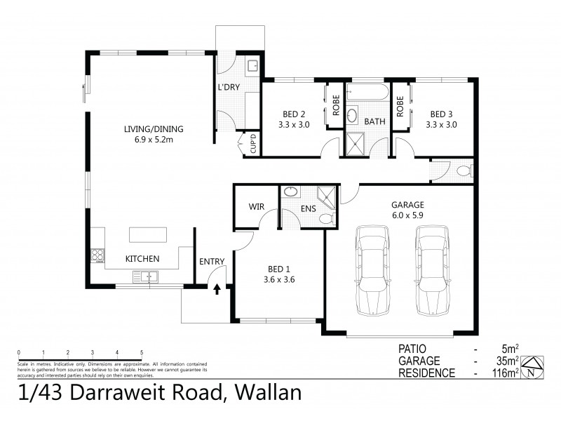 Unit 1/43 Darraweit Road, Wallan VIC 3756 Floorplan