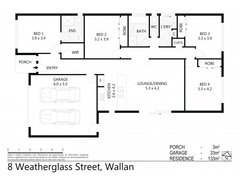 8 Weatherglass Street, Wallan VIC 3756 Floorplan