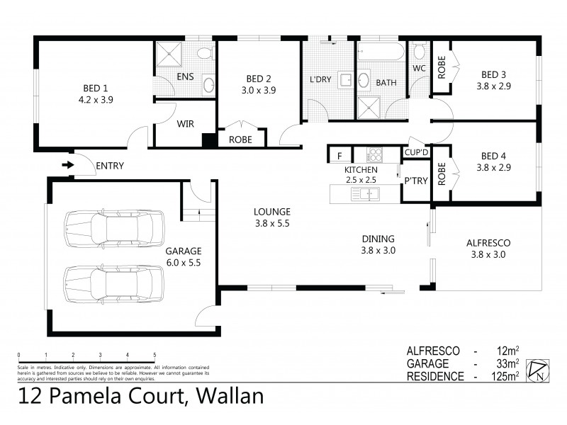 12 Pamela Court, Wallan VIC 3756 Floorplan