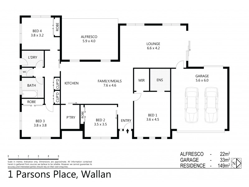 1 Parsons Place, Wallan VIC 3756 Floorplan