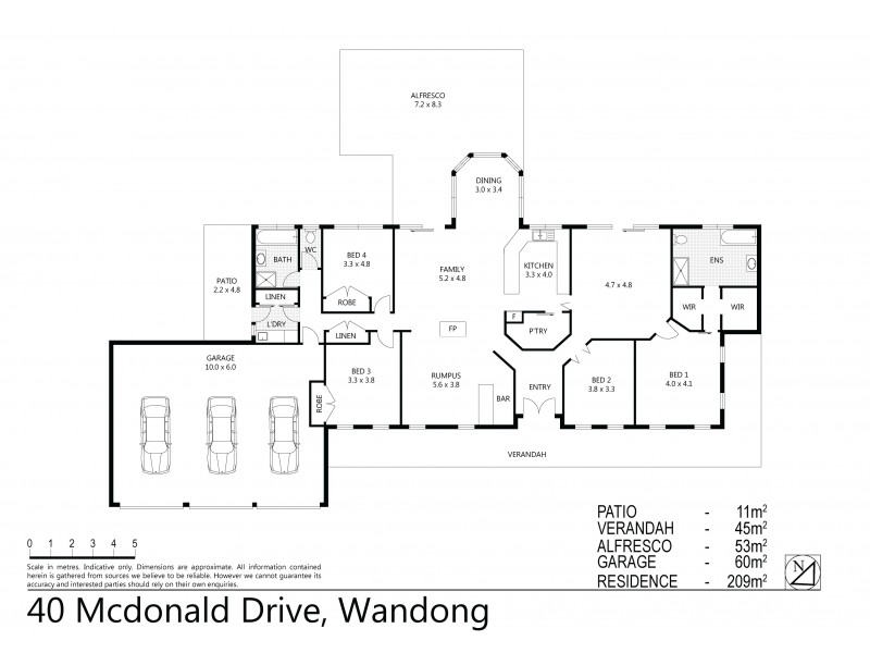 40 McDonald Drive, Wandong VIC 3758 Floorplan