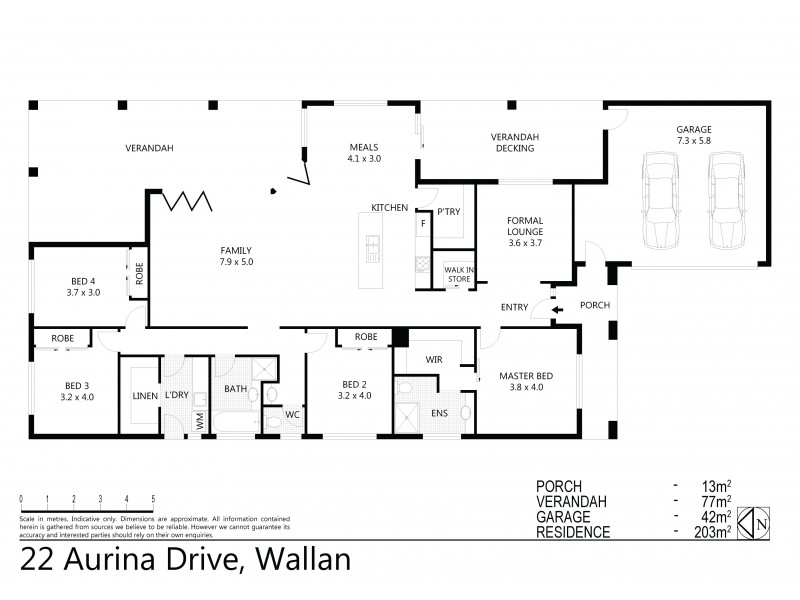 22 Aurina Drive, Hidden Valley VIC 3756 Floorplan