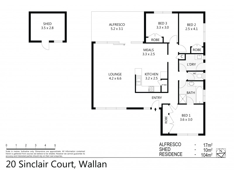 20 Sinclair Court, Wallan VIC 3756 Floorplan