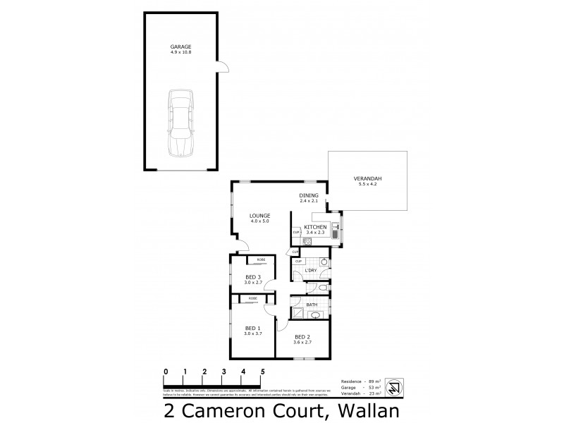 2 Cameron Court, Wallan VIC 3756 Floorplan