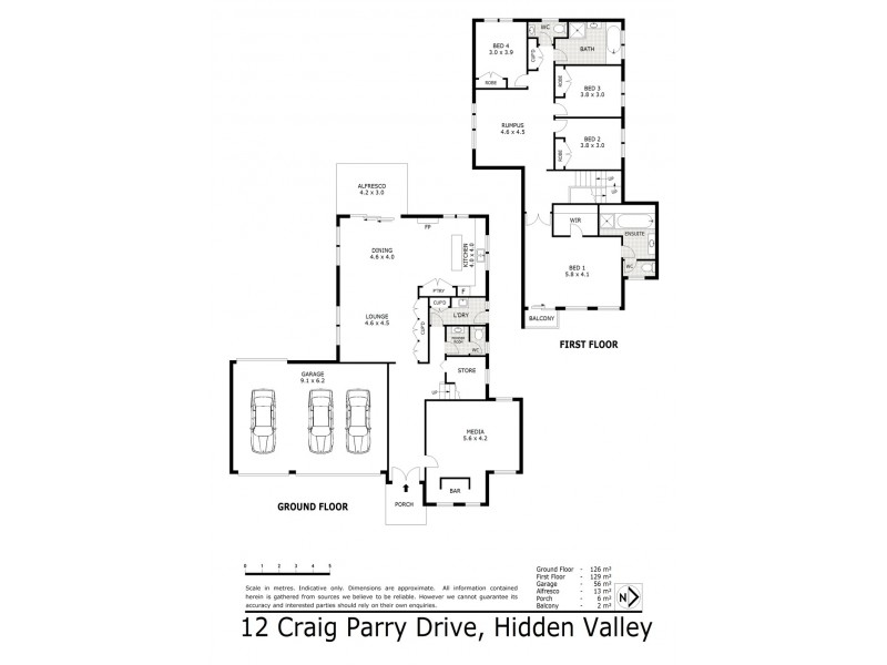 12 Craig Parry Drive, Hidden Valley VIC 3756 Floorplan