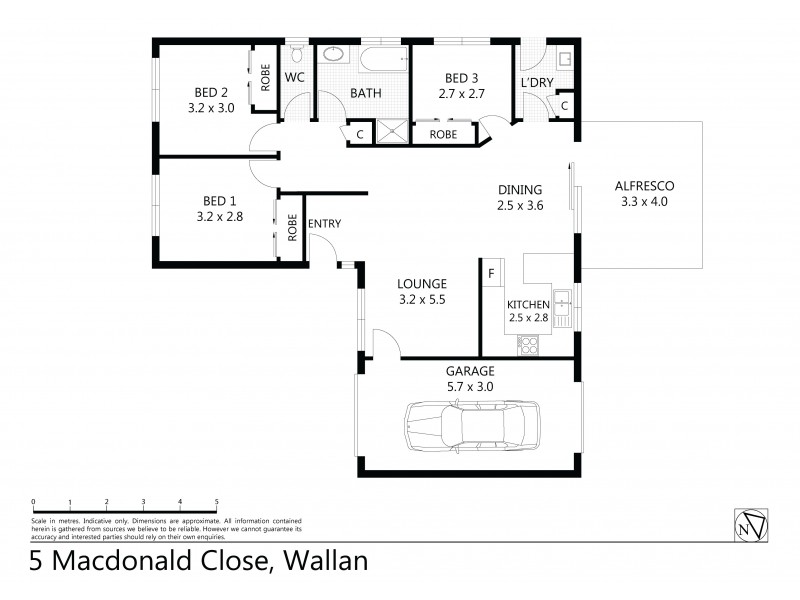 5 MacDonald Close, Wallan VIC 3756 Floorplan