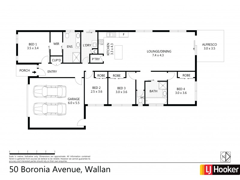 50 Boronia Avenue, Wallan VIC 3756 Floorplan
