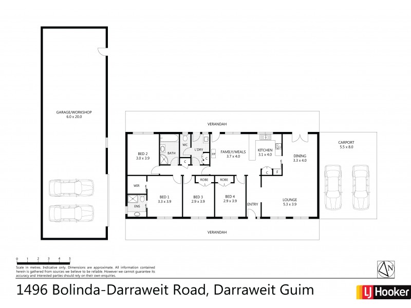 1496 Bolinda-Darraweit Road, Darraweit Guim VIC 3756 Floorplan