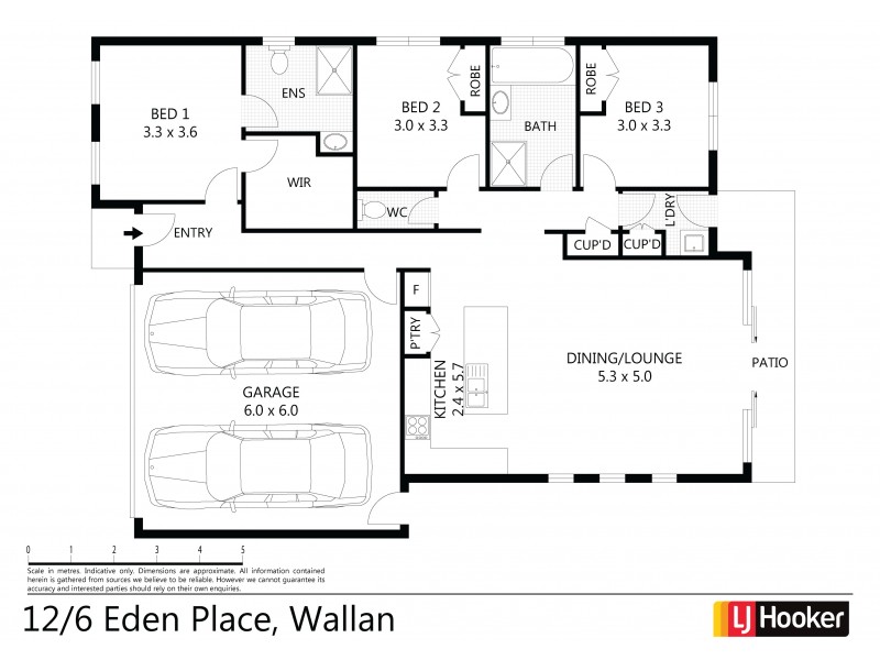 Unit 12/6 Eden Place, Wallan VIC 3756 Floorplan