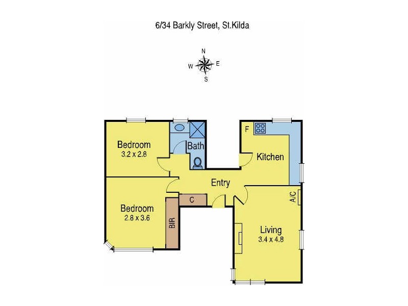 6/34 Barkly Street, St Kilda VIC 3182