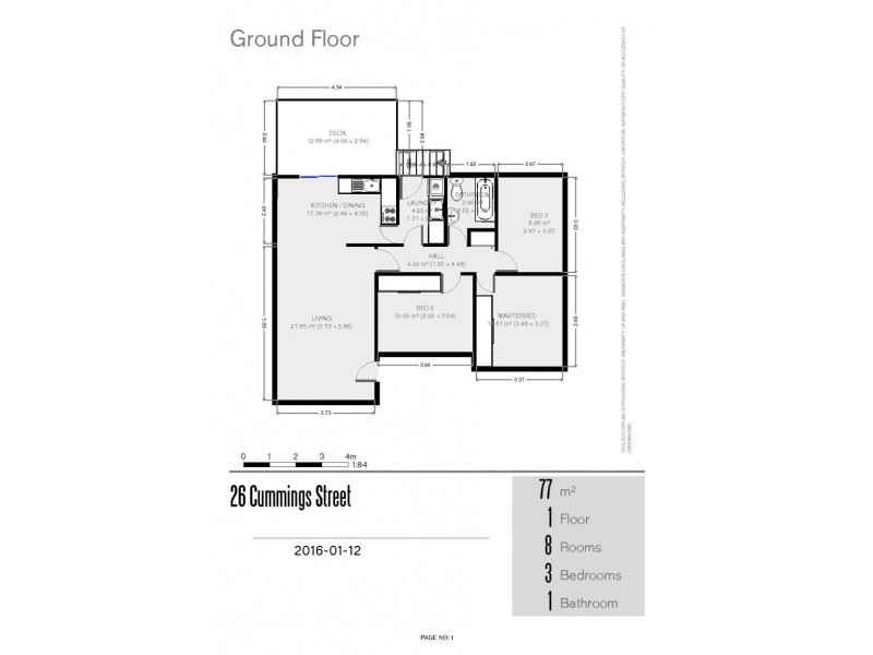 26 Cummings Street, West Bathurst NSW 2795 Floorplan
