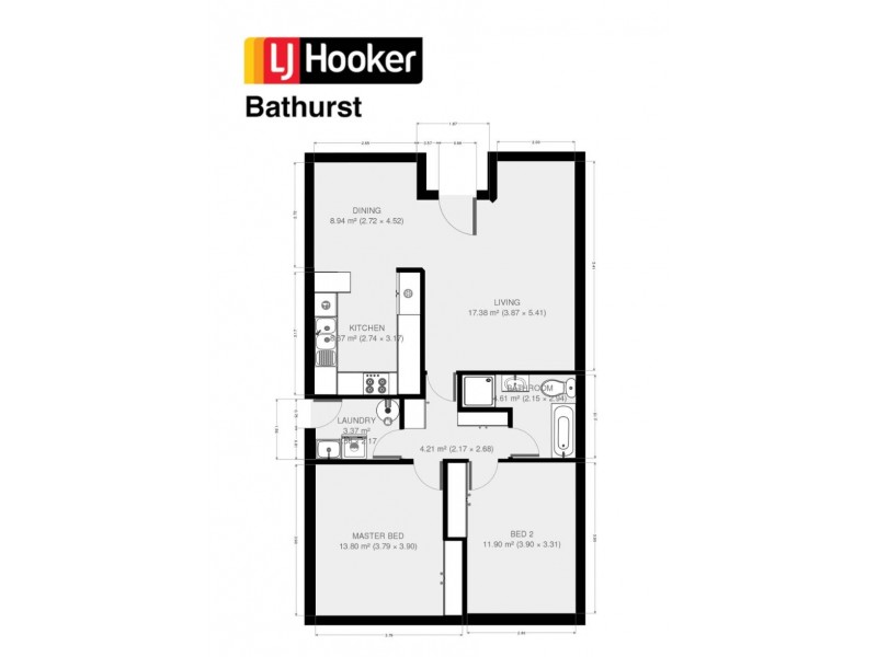 3/267a George Street, Bathurst NSW 2795 Floorplan