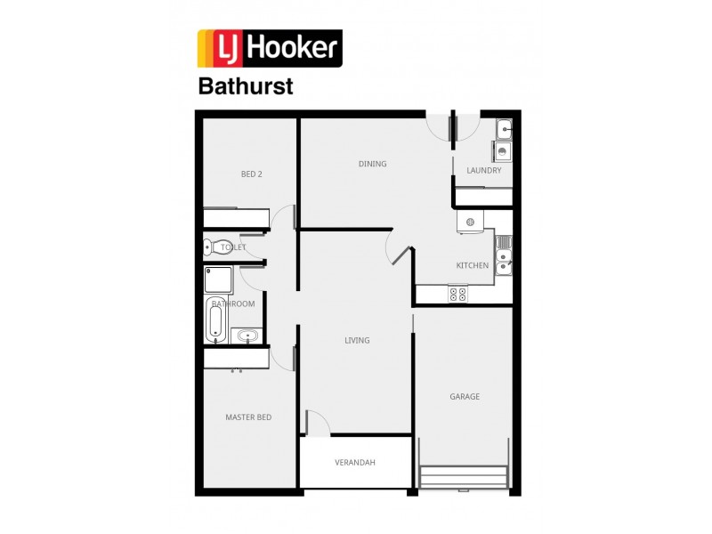 2/174 Keppel Street, Bathurst NSW 2795 Floorplan