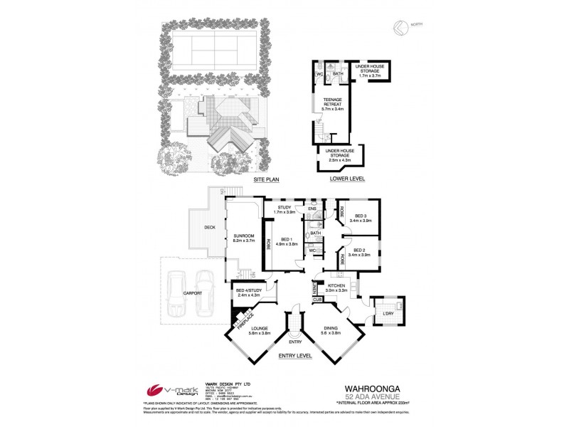 52 Ada Avenue, Wahroonga NSW 2076 Floorplan