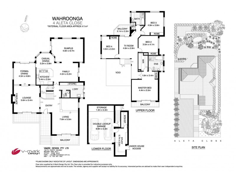 4 Aleta Close, Wahroonga NSW 2076 Floorplan