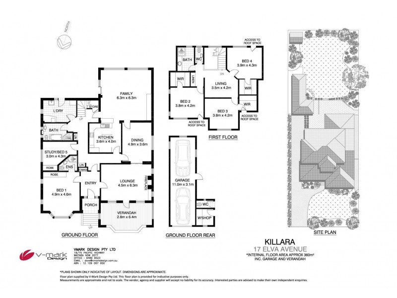 17 Elva Avenue, Killara NSW 2071 Floorplan