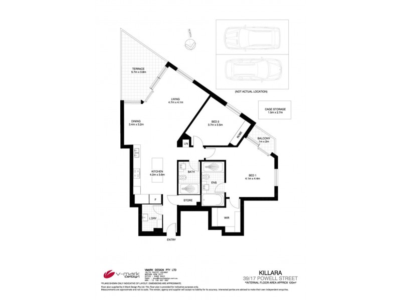 39/17 Powell Street, Killara NSW 2071 Floorplan