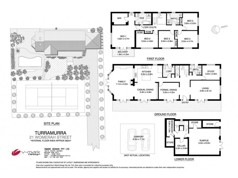 21 Womerah Street, Turramurra NSW 2074 Floorplan
