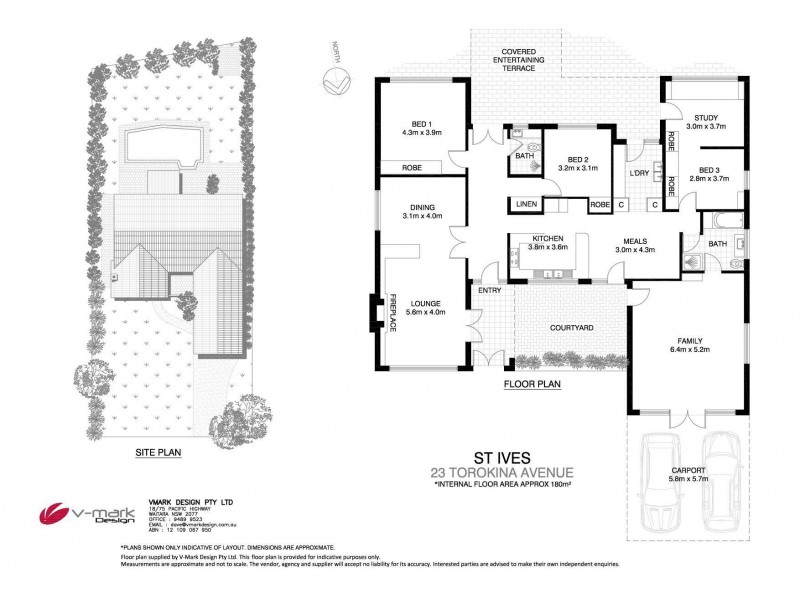 23 Torokina Avenue, St Ives NSW 2075 Floorplan