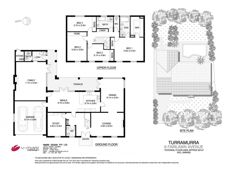 6 Fairlawn Avenue, Turramurra NSW 2074 Floorplan