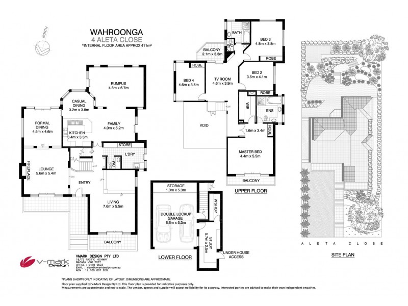 4 Aleta Close, Wahroonga NSW 2076 Floorplan