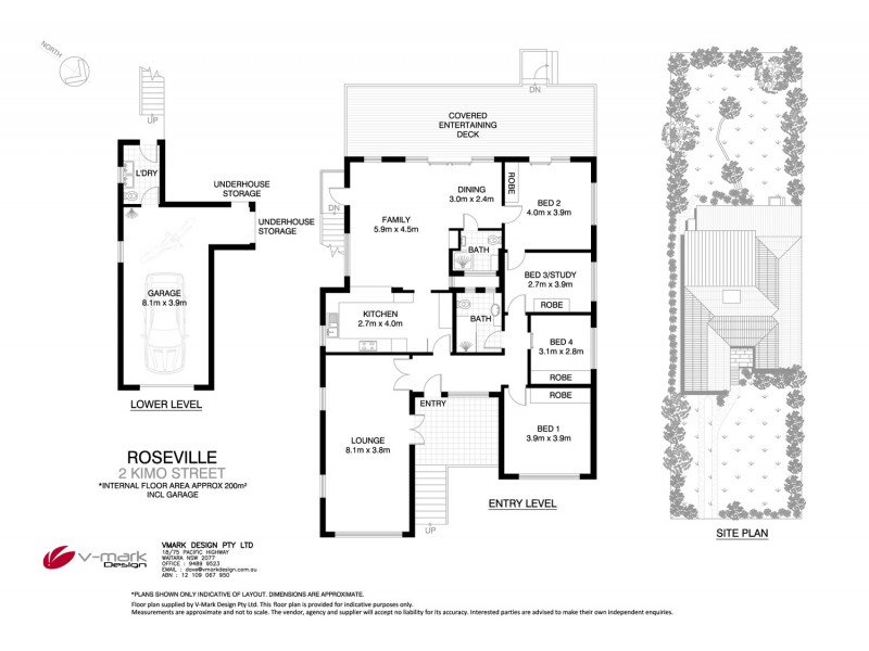 2 Kimo Street, Roseville NSW 2069 Floorplan
