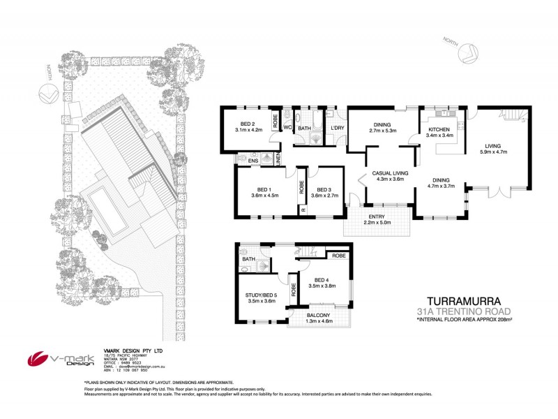 31A Trentino Road, Turramurra NSW 2074 Floorplan