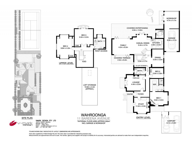 11 Bareena Avenue, Wahroonga NSW 2076 Floorplan