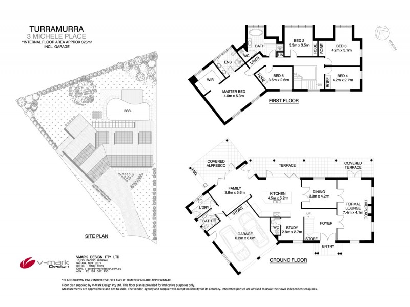3 Michele Place, Turramurra NSW 2074 Floorplan