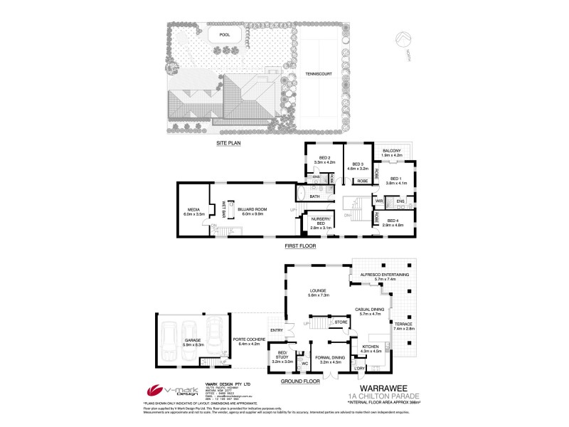 1A Chilton Parade, Warrawee NSW 2074 Floorplan