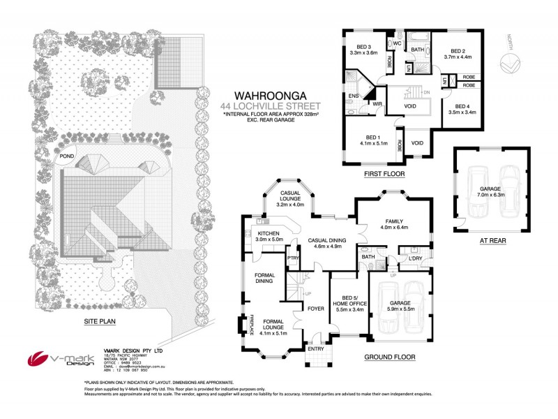 44 Lochville Street, Wahroonga NSW 2076 Floorplan