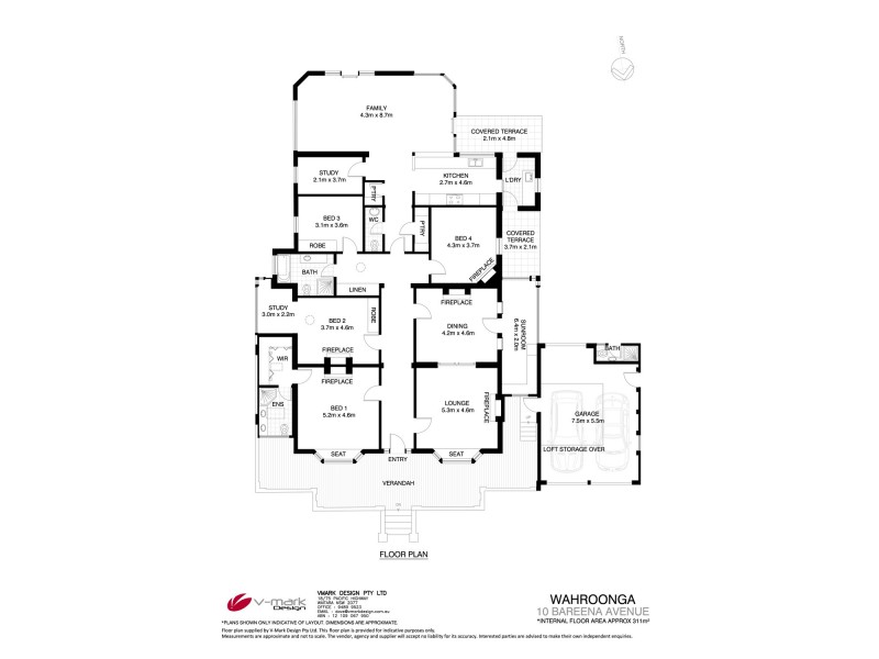 10 Bareena Avenue, Wahroonga NSW 2076 Floorplan