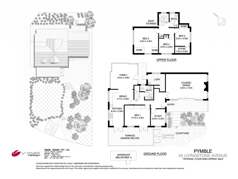 55 Livingstone Avenue, Pymble NSW 2073 Floorplan