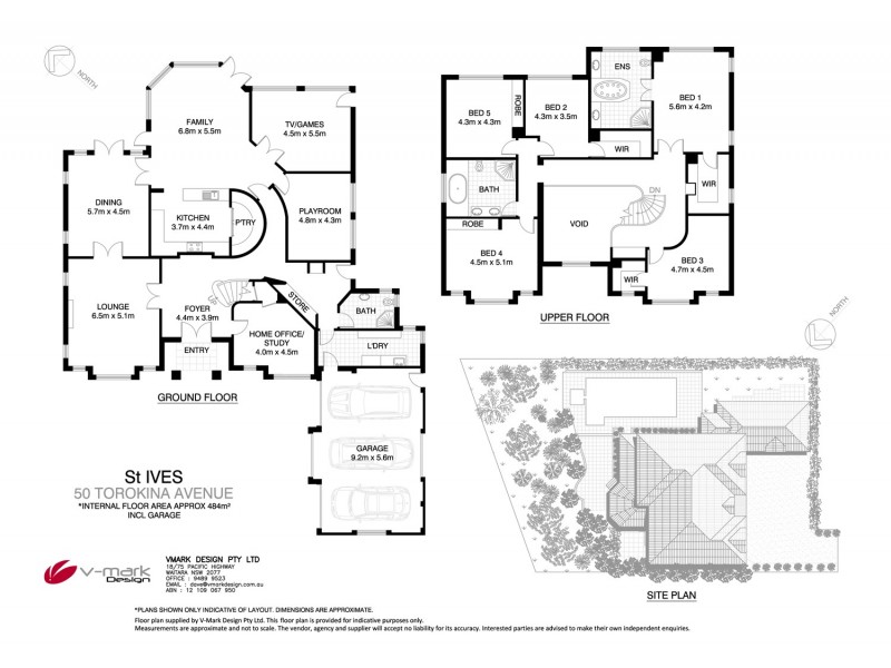 50 Torokina Avenue, St Ives NSW 2075 Floorplan