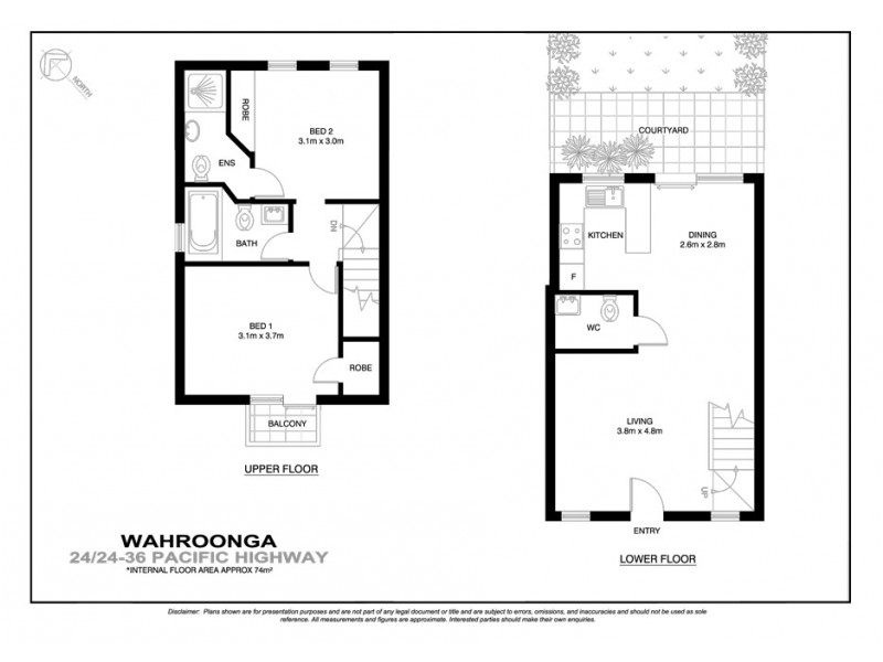 24/24-36 Pacific Highway, Wahroonga NSW 2076 Floorplan