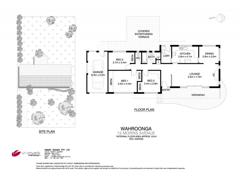 12 Morris Avenue, Wahroonga NSW 2076 Floorplan