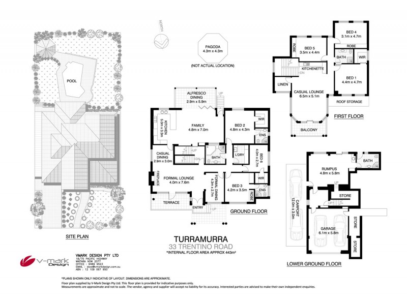 33 Trentino Road, Turramurra NSW 2074 Floorplan