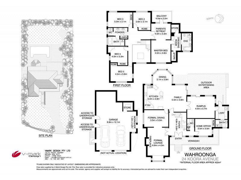 24 Koora Avenue, Wahroonga NSW 2076 Floorplan