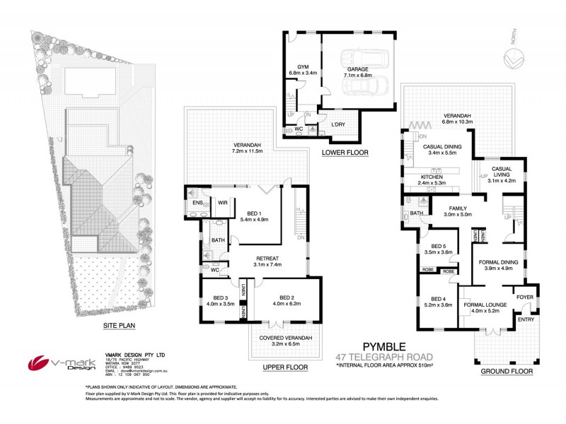 47 Telegraph Road, Pymble NSW 2073 Floorplan