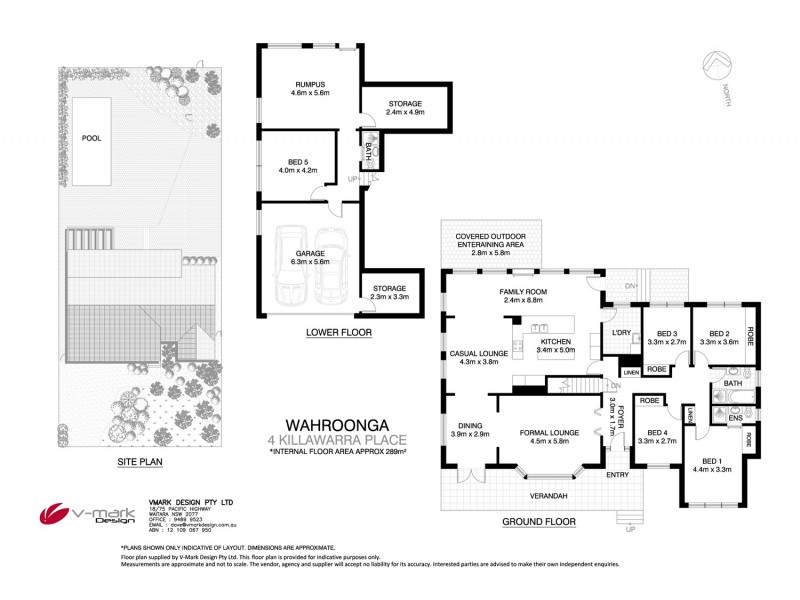 4 Killawarra Place, Wahroonga NSW 2076 Floorplan