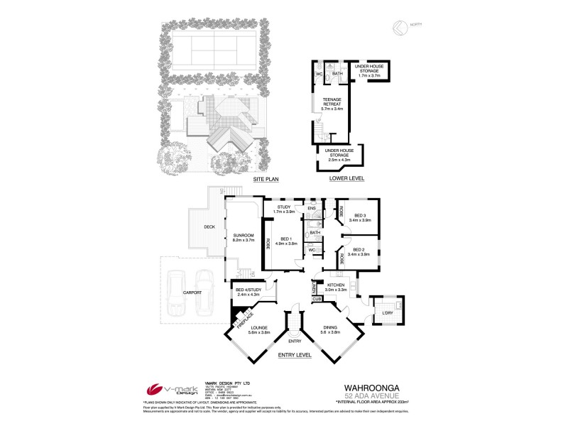 52 Ada Avenue, Wahroonga NSW 2076 Floorplan