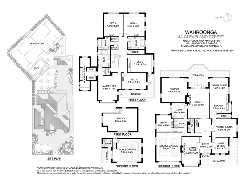 4A Cleveland Street, Wahroonga NSW 2076 Floorplan