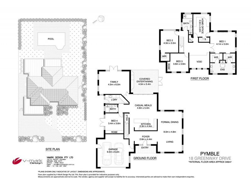 18 Greenway Drive, Pymble NSW 2073 Floorplan