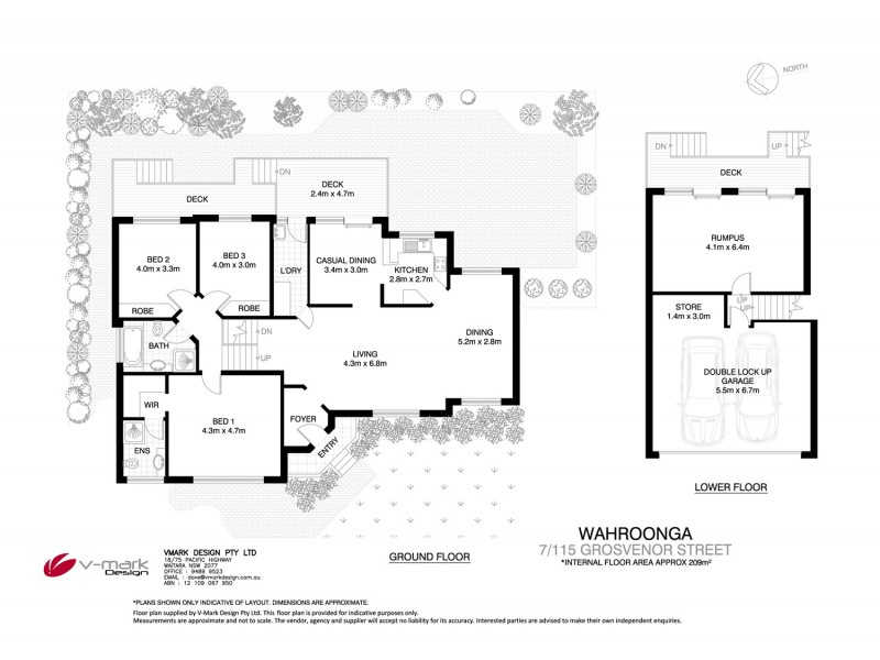 7/115 Grosvenor Street, Wahroonga NSW 2076 Floorplan