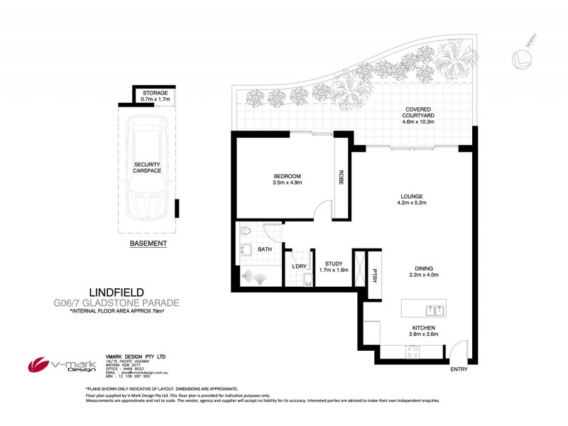 G06/7 Gladstone Parade, Lindfield NSW 2070 Floorplan