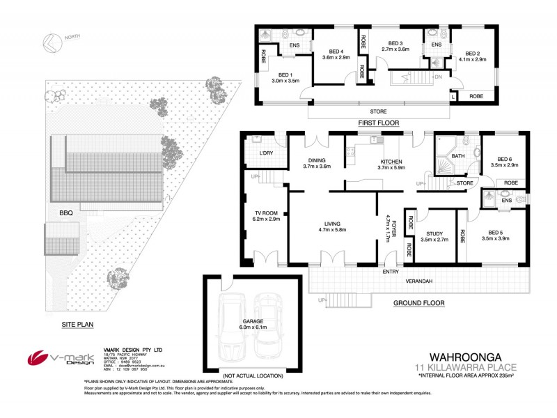 11 Killawarra Place, Wahroonga NSW 2076 Floorplan