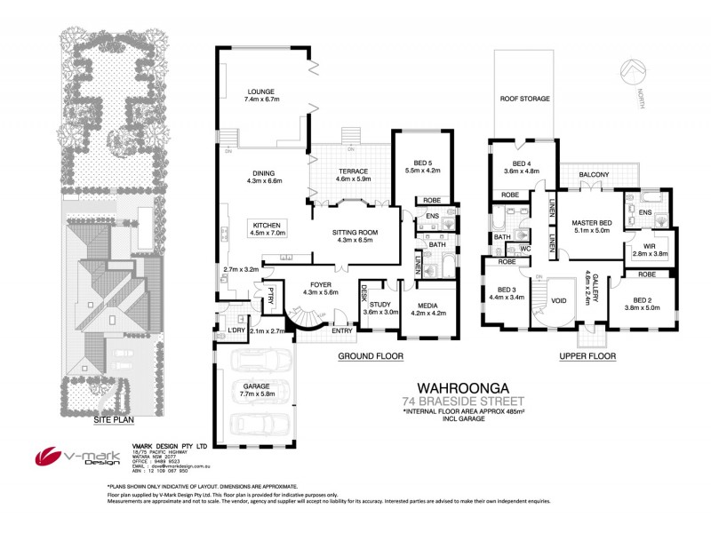 74 Braeside Street, Wahroonga NSW 2076 Floorplan