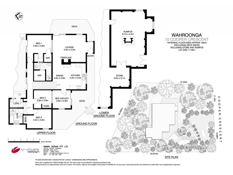 10 Cooper Crescent, Wahroonga NSW 2076 Floorplan